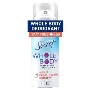 Secret Women's Whole Body Deodorant 1.0-oz. Can: $0.99