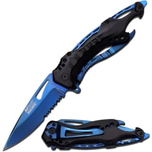 MTech USA 3.75" Half-Serrated Folding Knife: $9.58