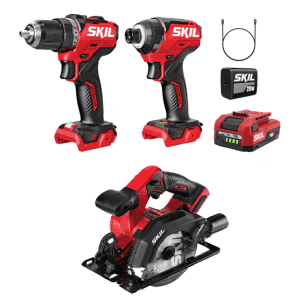 Skil 12-Volt 3-Tool Power Tool Combo Kit w/ Battery & Charger: $69.99 Skil 12-Volt 3-Tool Power Tool Combo Kit w/ Battery & Charger: $69.99