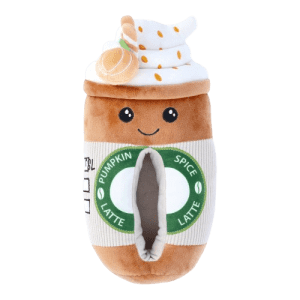 Feetmoji Women's Pumpkin Latte Plush Slippers: $14.98