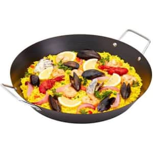Infuse Latin Carbon Steel 15" Paella Pan: $9.99