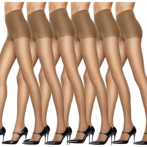 Hanes Women's Panty Hose 6-Pack: $12