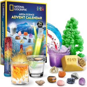 Nat Geo Science Kit & Rock Collection Advent Calendar 2025: $25.17