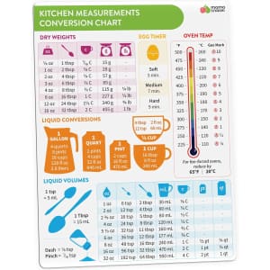 Kitchen Conversion Chart Magnet: $7.40