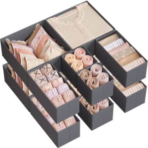Songmics Set of 12 Dresser Drawer Organizers: $14.99