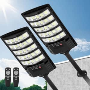Fowseek Solar Street Lights 2-Pack: $29.99 Fowseek Solar Street Lights 2-Pack: $29.99