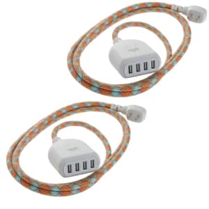 360 Electrical Habitat Braided USB Extension Cord 2-Pack: $10