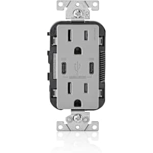 Leviton 30W USB Dual Type-C Wall Charger: $19.19