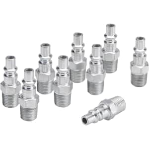 Milton 777 1/4" MNPT A Style Plug 10-Pack: $3.88