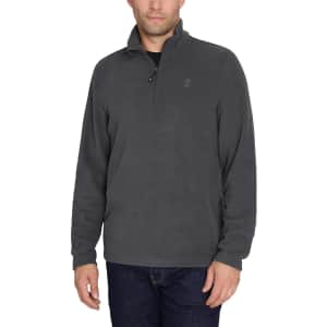 Izod Men's 1/4-Zip Fleece: $12 Izod Men's 1/4-Zip Fleece: $12