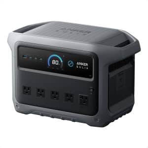 Anker Solix C1000 Gen 2 2,000W Portable Power Station: $349