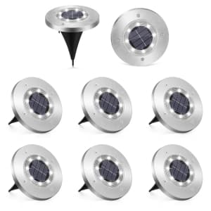 Haitral Paradise Solar LED Pathway Light 8-Pack: $21 Haitral Paradise Solar LED Pathway Light 8-Pack: $21