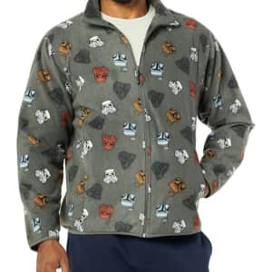 Amazon Essentials Men's Star Wars Vader Full-Zip Fleece Jacket: From $11 Amazon Essentials Men's Star Wars Vader Full-Zip Fleece Jacket: From $11