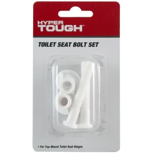 Hyper Tough Toilet Seat Bolt Set: $1.50