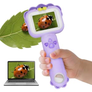 Lelesun Kids' Portable Handheld Microscope: $11.96