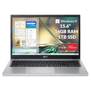 Acer Aspire 3 6th-Gen. Ryzen 5 15.6" Touchscreen Laptop: $227 Acer Aspire 3 6th-Gen. Ryzen 5 15.6" Touchscreen Laptop: $227