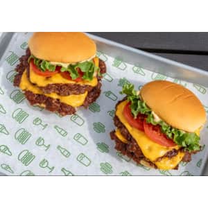 Shake Shack Double ShackBurger: Buy one get one free Shake Shack Double ShackBurger: Buy one get one free