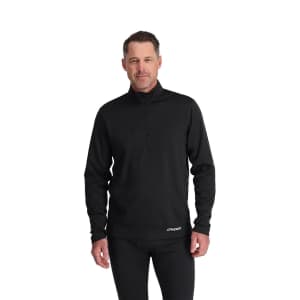 Spyder Men's Stretch Charger 1/2-Zip Pullover: $8.99