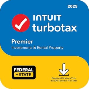 Intuit TurboTax Premier Federal & State Tax Software: 28% off
