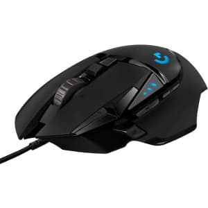Logitech G502 HERO High Performance Wired Gaming Mouse: $33