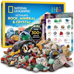 National Geographic Rock Collection Box for Kids: $15