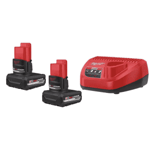 Milwaukee M12 12V Lithium-Ion XC High Output 5.0 Ah Battery 2-Pack: $199 w/ free tool