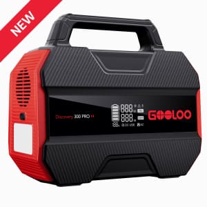 Gooloo Discovery 300 PRO 230Wh Portable Power Station: $129 Gooloo Discovery 300 PRO 230Wh Portable Power Station: $129