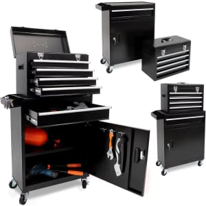 Rolling 5-Drawer Tool Chest w/ Detachable Top: $84 Rolling 5-Drawer Tool Chest w/ Detachable Top: $84