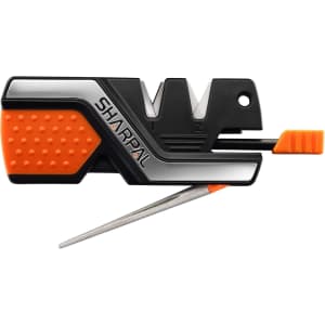 Sharpal 6-in-1 Pocket Knife Sharpener and Fire Starter: $9.99
