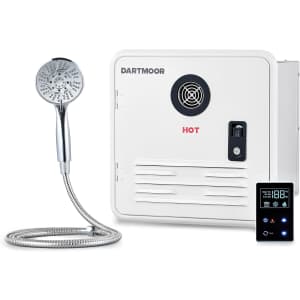 Dartmoor 65,000-BTU RV Tankless Water Heater with Showerhead Kit: $239.99
