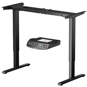 Costway Electric Adjustable Standing up Desk Frame: $70