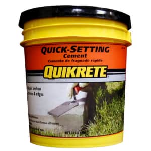 Quikrete Fast Setting 20-lb. Concrete Crack Repair: $19.98
