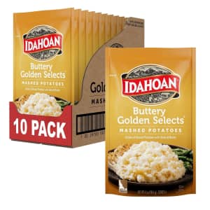 Idahoan Buttery Golden Selects 4.1-oz. Instant Mashed Potato Pouch 10-Pack: $7.40 Idahoan Buttery Golden Selects 4.1-oz. Instant Mashed Potato Pouch 10-Pack: $7.40