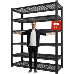 84" Heavy Duty 6-Tier 3,600-lbs. Storage Rack: $134