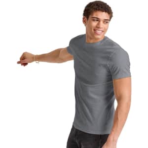 Hanes Men's Originals Lightweight Tri-Blend Crewneck T-Shirt: $4.39