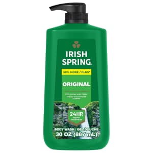 Irish Spring Original 24-Hour Fresh 30-oz. Body Wash: $4.14 via Sub & Save