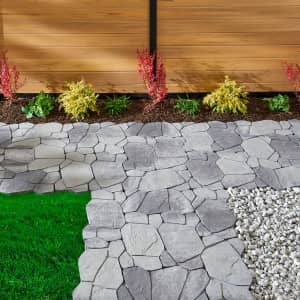 Oldcastle 24" Irregular Rio Concrete Stepping Stone: $7.98