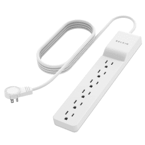 Belkin 6-Outlet Surge Protector Power Strip: $13 w/ Prime