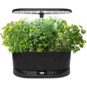 AeroGarden Bounty Basic Indoor Garden w/ LED Grow Light: $90