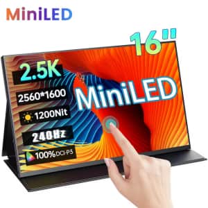 16" 2.5K HDR 240Hz IPS FreeSync MiniLED Portable Monitor: $289 16" 2.5K HDR 240Hz IPS FreeSync MiniLED Portable Monitor: $289