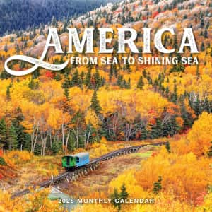 2026 America From Sea To Shining Sea Calendar: $4.99