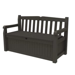 Keter Solana 70-Gallon Resin Storage Bench: $150