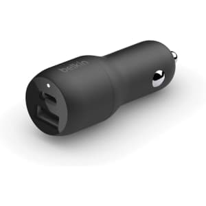Belkin 37-Watt Dual USB Car Charger: $9.99