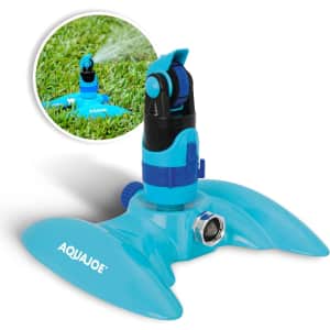 Aqua Joe 4-Pattern Gear Drive Sprinkler: $15 Aqua Joe 4-Pattern Gear Drive Sprinkler: $15