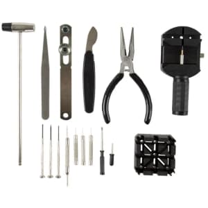 Fleming Supply 16-Piece Watch-Repair Multibit Screwdriver Set: $12