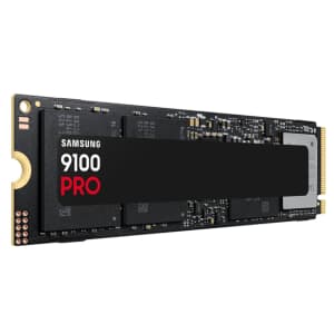 Samsung 9100 PRO 2TB NVMe M.2 SSD: $270