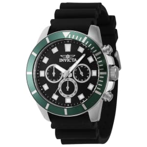 Invicta Pro Diver Quartz Black Dial Men's Watch: $34