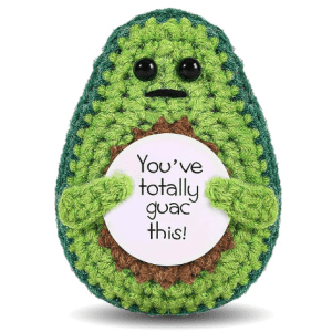 Positive Avocado 3" Knitted Doll: $6.25