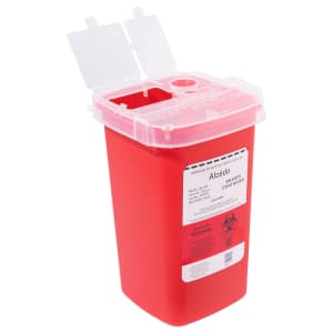 Alcedo 1-Quart Sharps Container for Needles: $6.95 Alcedo 1-Quart Sharps Container for Needles: $6.95