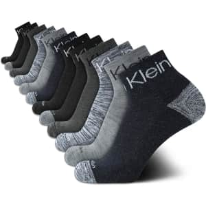 Calvin Klein Men's Ankle Socks 12-Pack: $24